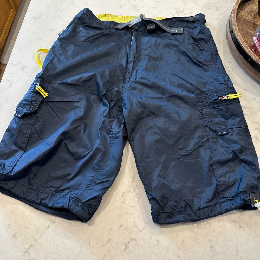 Wear 1 First Cargo nylon Tech Wear Navy Blue Size 34x13 Excellent Cond